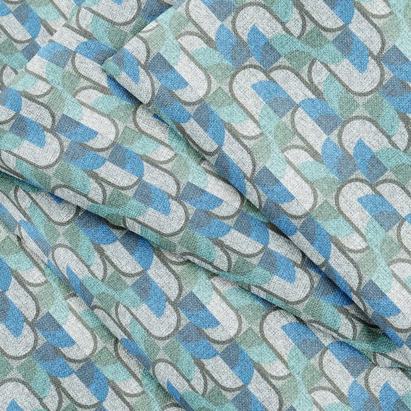 Ab Cotton Digital Printed Fabric, Multicolour